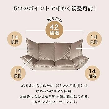 Amazon｜LOWYA ロウヤ ソファベッド フロアソファ コンパクト